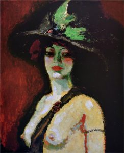 La femme au grand chapeau, 1906 (domaine public)