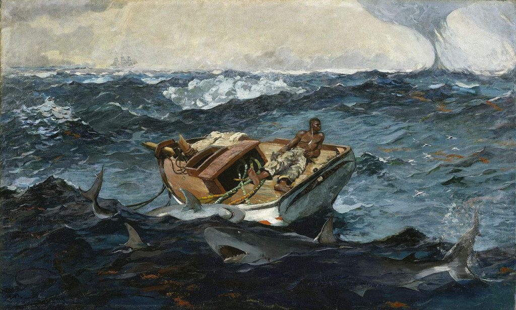Winslow Homer. “The Gulf Stream” (1899). Metropolitan Museum of Art.