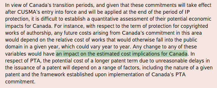 CUSMA: Economic Impact Assessment